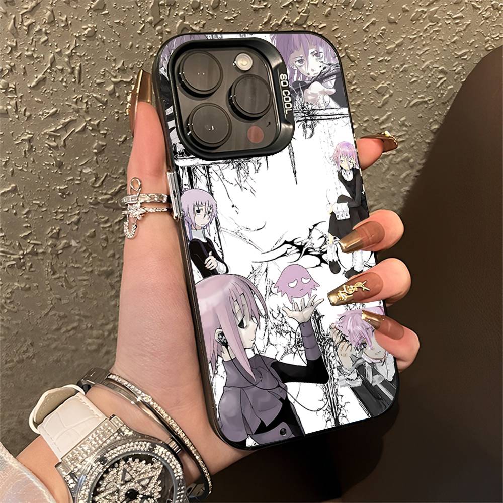 

Crona Soul Eater Phone Case For iPhone 16,15,14,13,12,11,Pro,Max,Plus,Mini,XS,SE Anti Fall Black Matte Hard Bumper iphone14plus