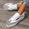 Fashion Women's Sneakers 2024 New Fashion Shiny Rhinestones Shoes Casual Sneakers Women's Stylish Sport Shoes Lace-Up Sneakers Shoes