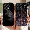 Beautiful Floral Phone Case For Xiaomi 14T Pro Soft Silicone Shockproof Cover For Xiaomi 14T 14 T Pro 5G Cases Bumpers