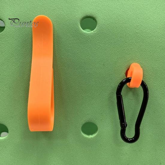 1 Set Beach Bag U-shaped Hook Carabiner Mushroom Buckle Heavy Duty EVA Summer Beach Tote Hole Handbag Hanger Accessories Kit