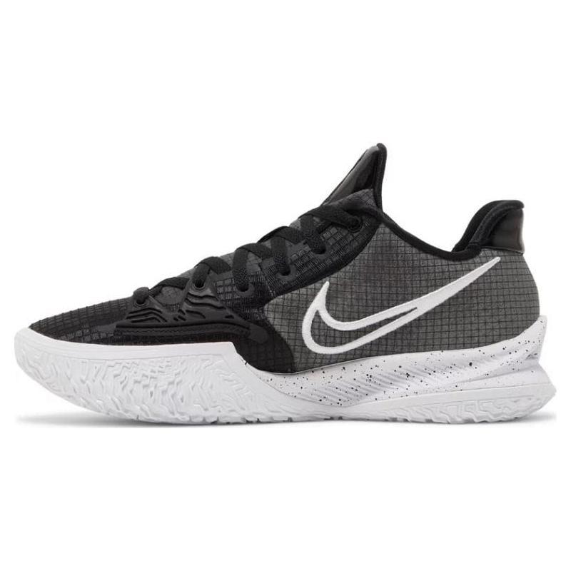 Nike Kyrie Low 4 Cushioning Abrasion Resistant Cushioning, Wear Resistant Low Top Basketball Shoes Men's Black White DM5041-001