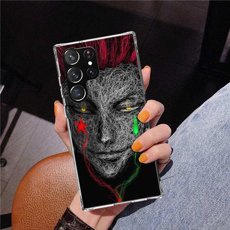 Huner X-Hunters Hisoka Phone Case For Samsung Galaxy S24 S25 Edge S26 Ultra S23 S22 S21 Plus S20 FE + Personalized Print Cover G