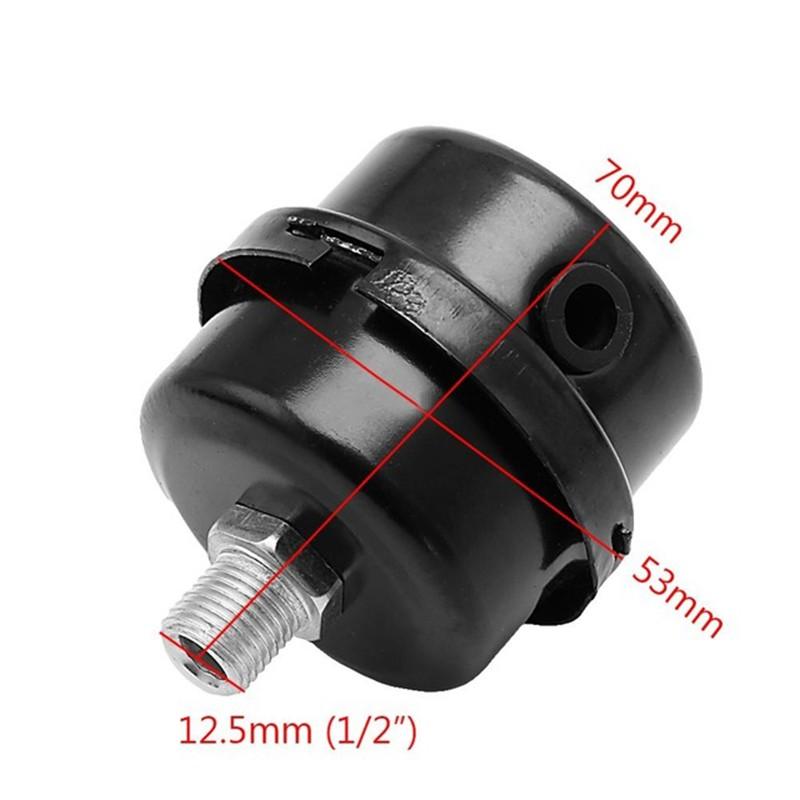 12.5mm Air Compressor Filter 16mm 20mm Workshop Parts Tools Muffler Black