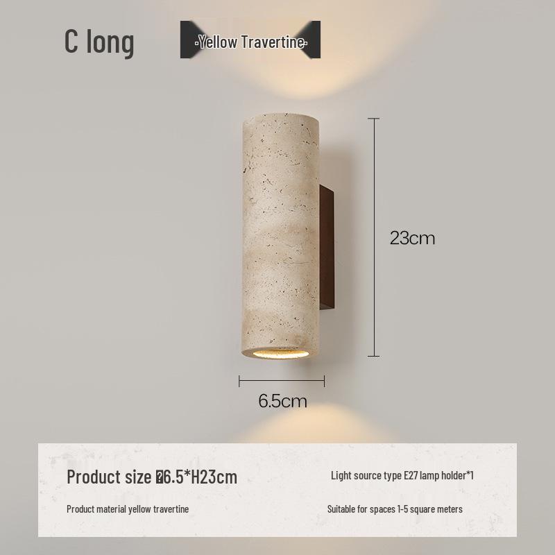 Wabi-Sabi Style Japanese Walnut Wall Lamp for Living Room, Bedroom, Hotel Entrance, or Corridor.