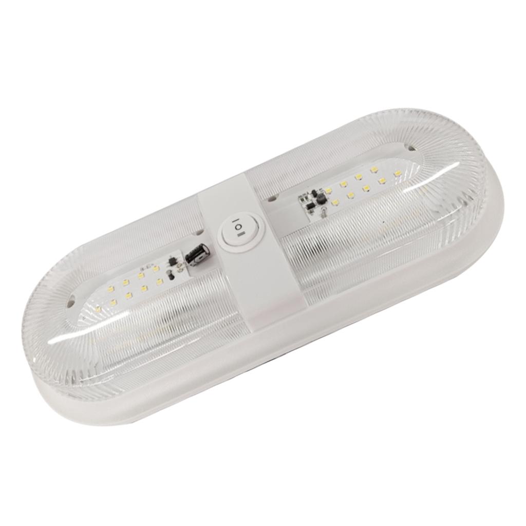Single/Dual LED Dome Light with Seperate Switch 10-24V Ceiling Lamp RV Interior Equipment RV Interior Lighting