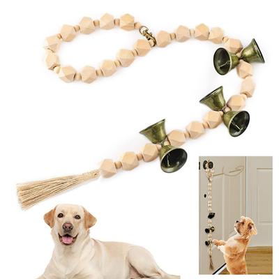 Dog Pet Doorbell Hand Woven Length Adjustable Quick Accurate Communication Door Potty
