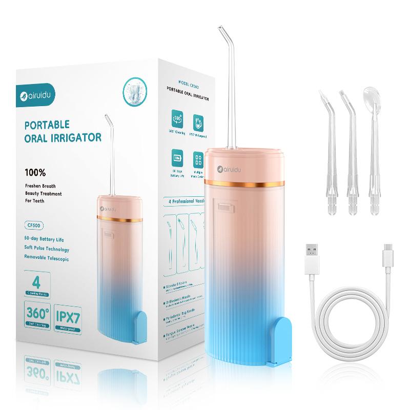 

Oral Irrigator Water Flosser High-Frequency Pulse Oral Washing Machine 45 Days Ultra-Long Battery Life Efficient Oral Cleaning рожевий