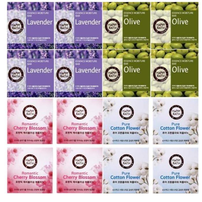 Home Hand Washing Face Wash Lavender Olive Soap Cleanser (17265264) 4 packs of lavender soap