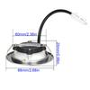1-Set 2x 68mm Range Hood Light Bulb 1x 100-240V LED Driver 2x Cables Smoke Extractor Light for 2 1/2in Hole White 6000K