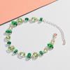 2026 Original Luxury Brand Green and Apple Green Zircon Tennis Bracelets For Women Fresh Crystal Charms Bangle Wedding Jewelry
