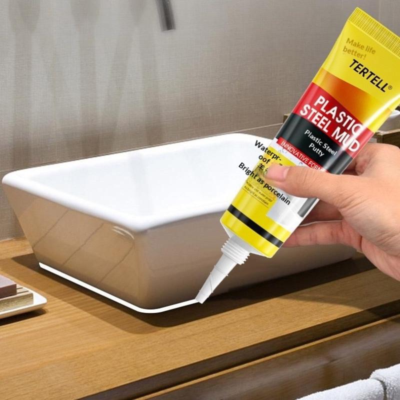 Toilet Waterproof And Mildew Proof Caulking Glue White Plastic Steel Mud Waterproof Glue Bathroom Sealing Kitchen Sink Dedicate