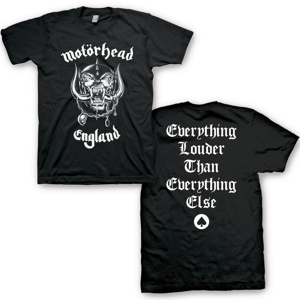 Motorhead Everything Louder T-Shirt Mens Womens Tees Top