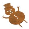 Xmas Garden Stake Snowman Decorative Garden Stake Yard Sign Outdoor Decoration for Lawn Pathway Pati