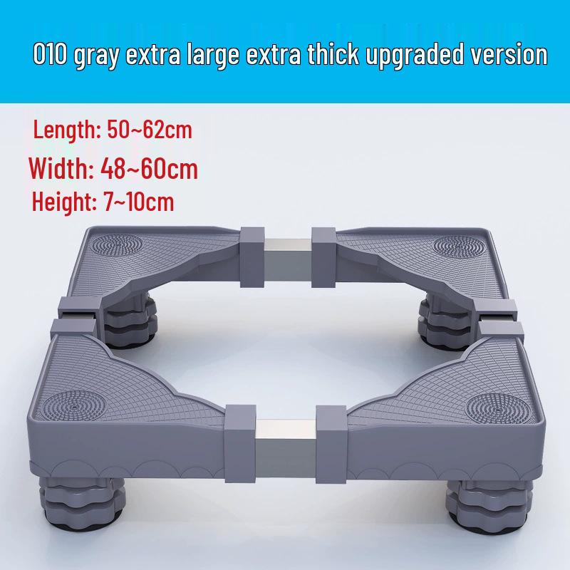 Universal Heavy-Duty Washing Machine Base Stand - Moisture & Shockproof, Adjustable for Top & Front Load Models