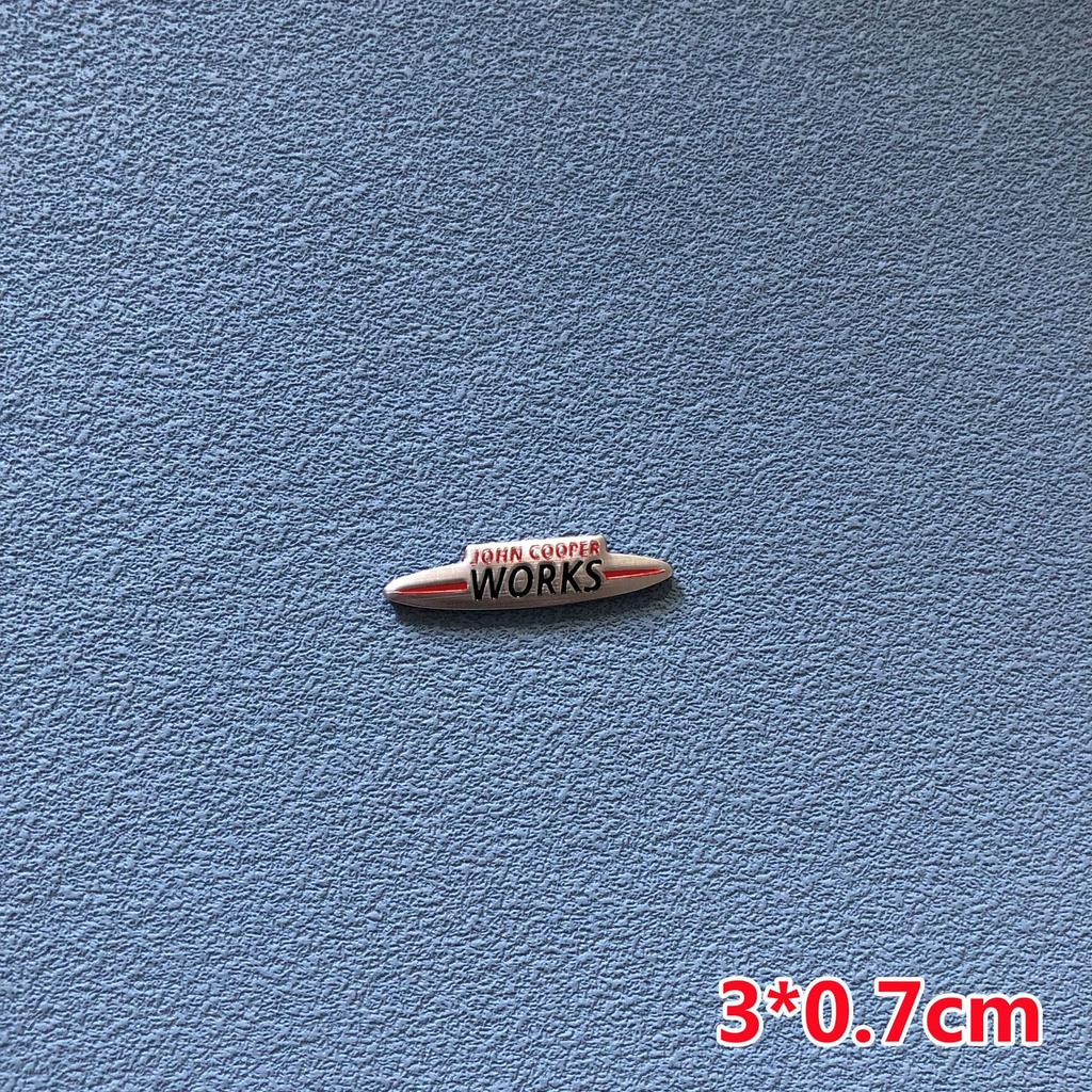 3D hliníkové samolepky na auto Pro Mini Cooper S JCW R53 R55 R56 R57 R60 F55 F56 Auto styling Karoserie kufru Okno Znak Odznak Samolepka