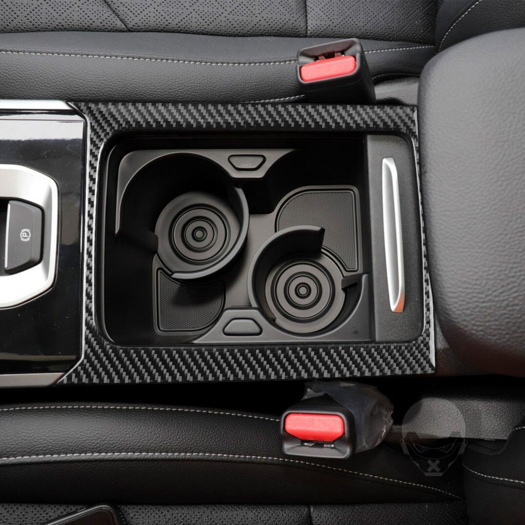 Carbon Fiber Center Console Water Cup Holder Cover For Kia Forte Cerato K3 19-21