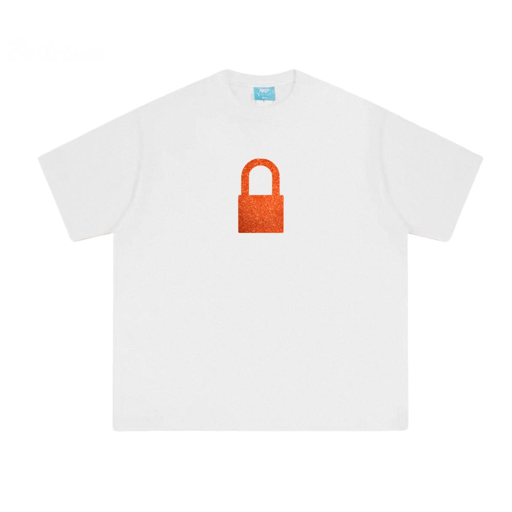 

The Life of A Showgirl Tees Tops 100%Cotto Punk New Style Tee-shirt Summer American Singer New Album Tshirt Lock Graphic Printing T Shirt XS білий