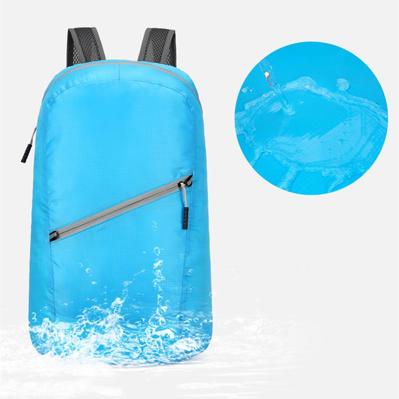 Utomhus 20L Lätt Bärbar Ryggsäck Vandringsväska Vattentät Hopfällbar Ultralätt Pack För Damer Män Resor Sport Dagsryggsäck