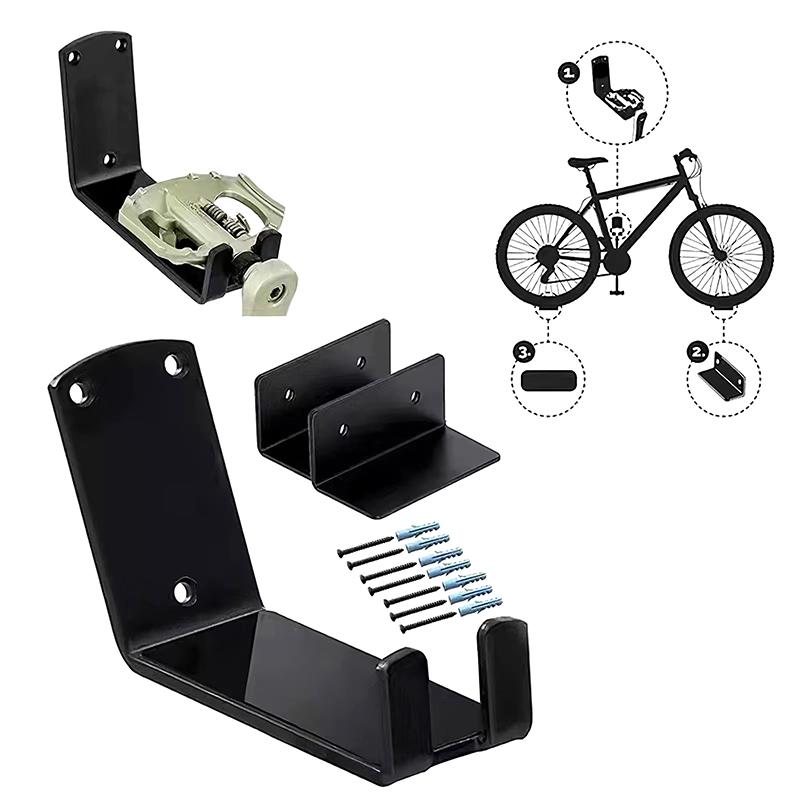 Versatile Bike Wall Mount Bracket Wall Hook Rack For Pedals Wall Mounted Holder For Living Rooms Bedrooms Meeting Rooms