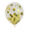 Globos Payaso Metallic Confetti Wedding Balloons (Pack of 6)