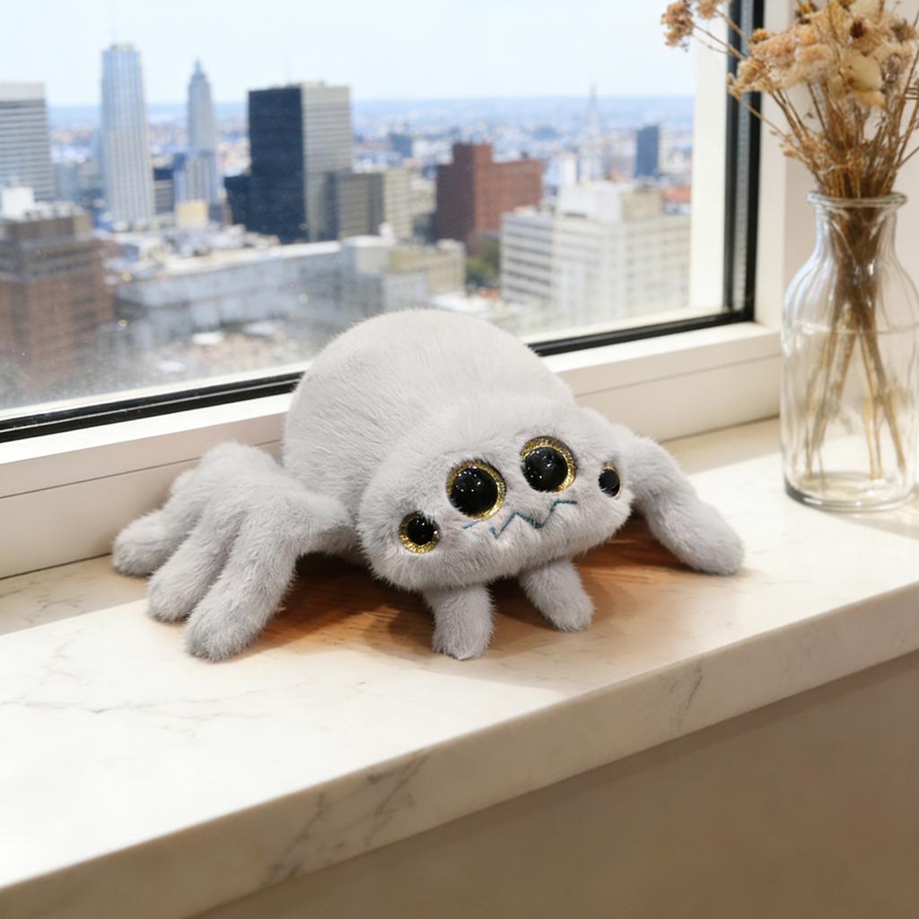 Peluche Ragno Morbido Mascotte Mostro Ragno Bambola Insetto Anime Giocattoli Ripieni Animale Emozionale Decorazione Cuscino Bambino Ragazze Regalo di Compleanno