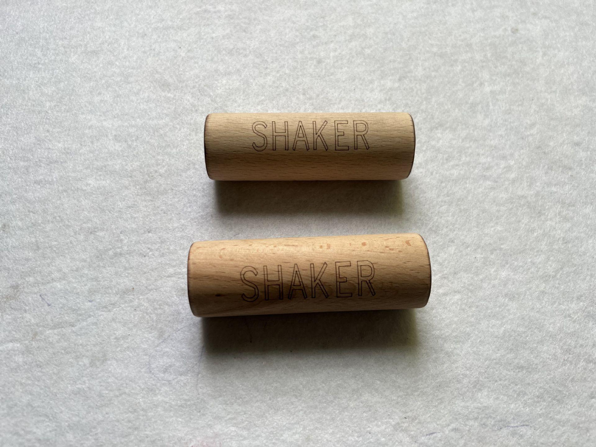 

Solid Wood Round Sand Shaker: Orff Toy Percussion Instrument for Children Single