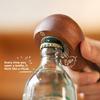 Solid Wood Magnetic Bottle Opener Wall Mounted Beer Opener Home Bar Fridge Decor Accessory Gadget Gift for Men Man Cave