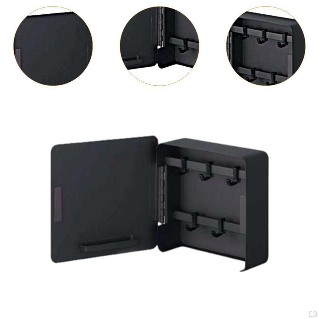 Key Box with Lock, Storage Box, Keychain Organizer for Apartment Door, Landlord, Wall Mount