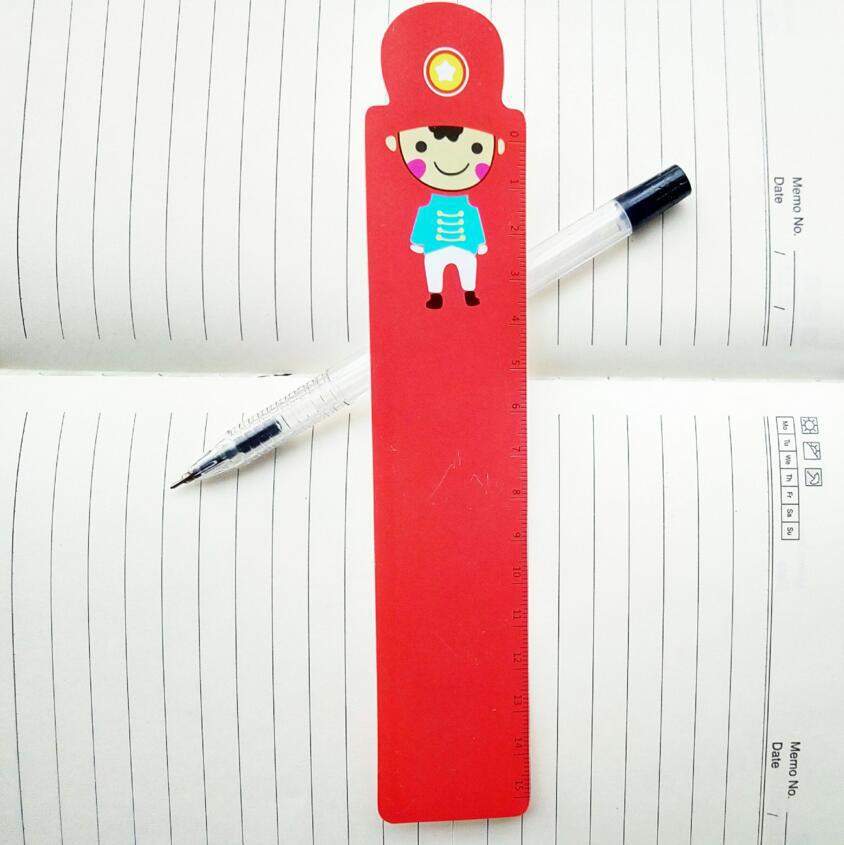 15cm Cartoon Student Drawing PVC Ruler 15cm