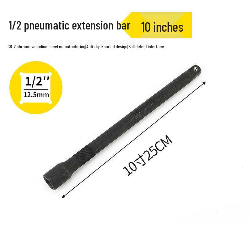 Extended Sleeve L-Shaped Socket Extension Bar with Universal Joint Wrench