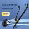 Grsaed Detachable Stainless Steel Fishing Rod Stand with Ground Insert