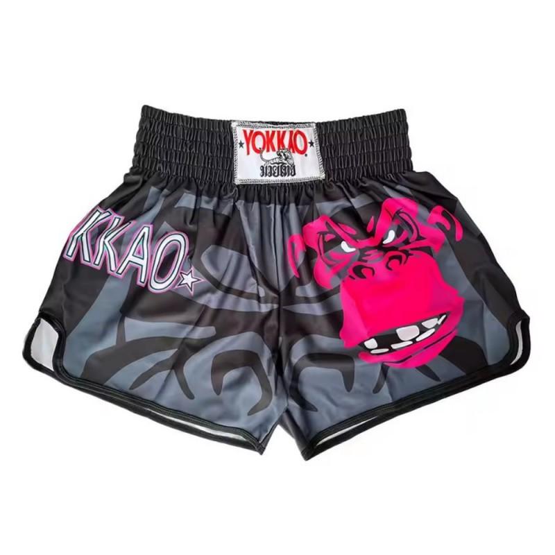 Pantaloni Scurți de Antrenament Box Bărbați Femei Copii Imprimați Arte Marțiale Kickboxing Talie Înaltă Antrenament