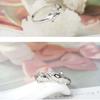 Fashion Women Silver Plated Double Dolphin Opening Adjustable Finger Ring Gift