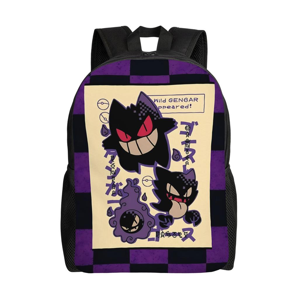 Fashion Pokemon Halloween Pikachu Backpacks Daypack  Mochila High School Large Capacity Rucksack