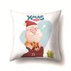 Christmas Gifts Santa Claus Pattern Pillow Polyester Home