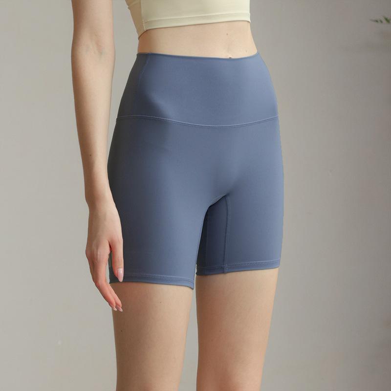 Sports Shorts Spring and Summer New Solid Color Yoga Shorts Tight High Waist Elastic Sports Fitness Three-point Yoga Pants Women