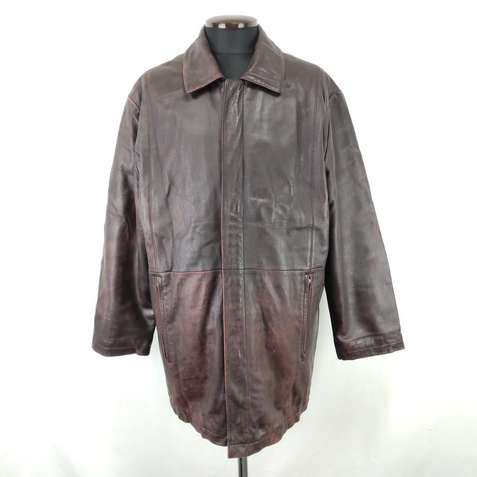 

Piccolo Negozio Sheepskin Leather Coat [Men’s L/Brown] Leather Jacket Outerwear(USED)