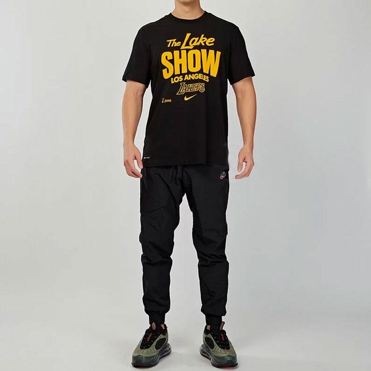 Nike Los Angeles Lakers Mantra Dri-Fit NBA Short Sleeve T-Shirt Men Tops Black CK8810-010
