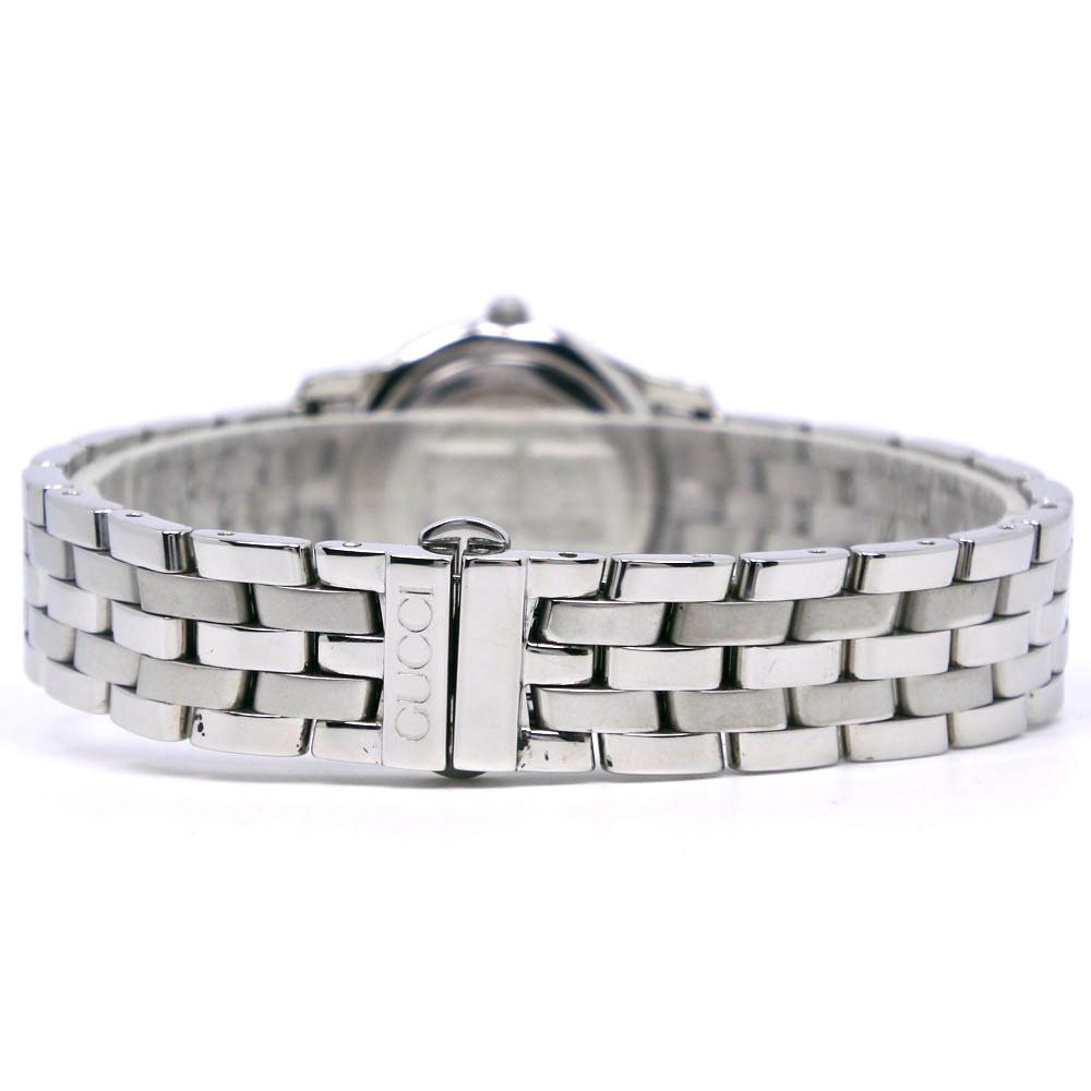 GUCCI G class Watches 5500L blackDial Stainless Steel Quartz Analog display Women Used