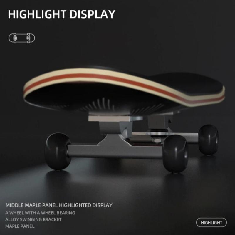 Finger Skateboard Toys Wooden Finger Scooter Professional Fingerboard Desk Toy For Adults Teens/Kids