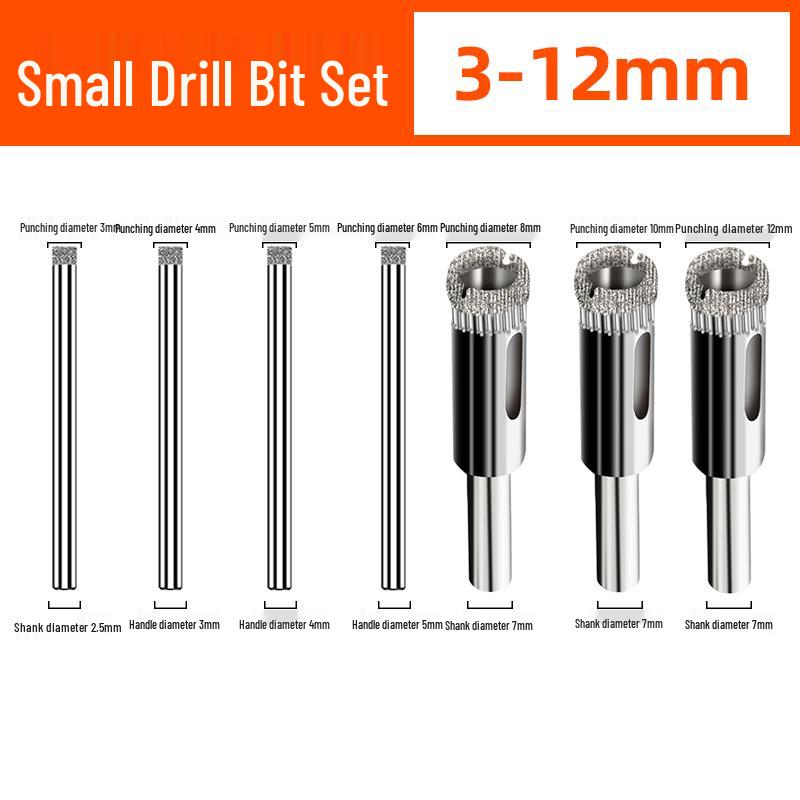 6mm Multifunctional Glass & Tile Drill Bit Set for Marble