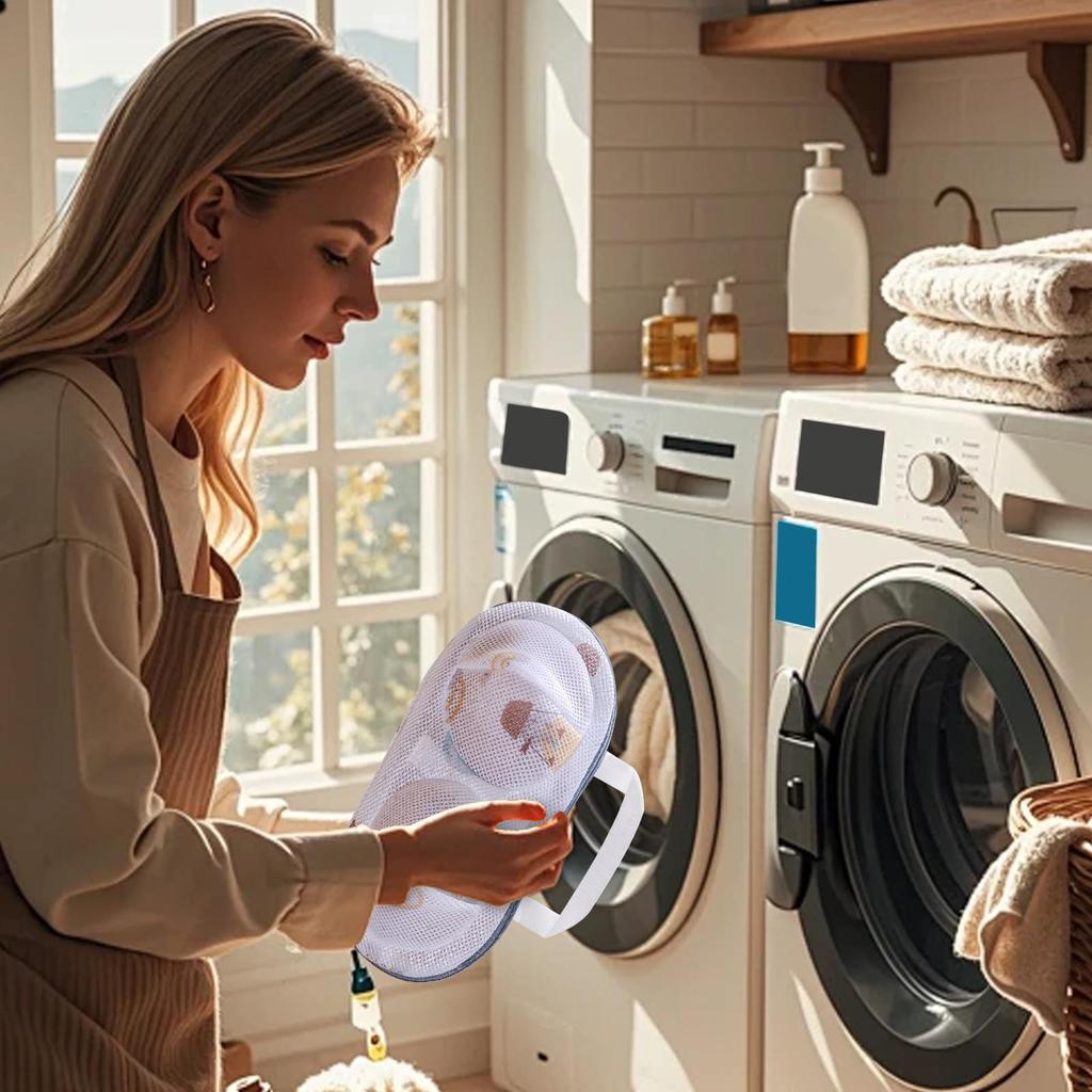 Bra Washing Bags Mesh Washing Machine Washing Bag For Bra Ergonomic Design Underwear Washer Protector With Zipper For Apartment