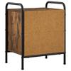 Nightstand 2 Pcs Smoked Oak 40 X 30 X 50 Cm Engineered Wood