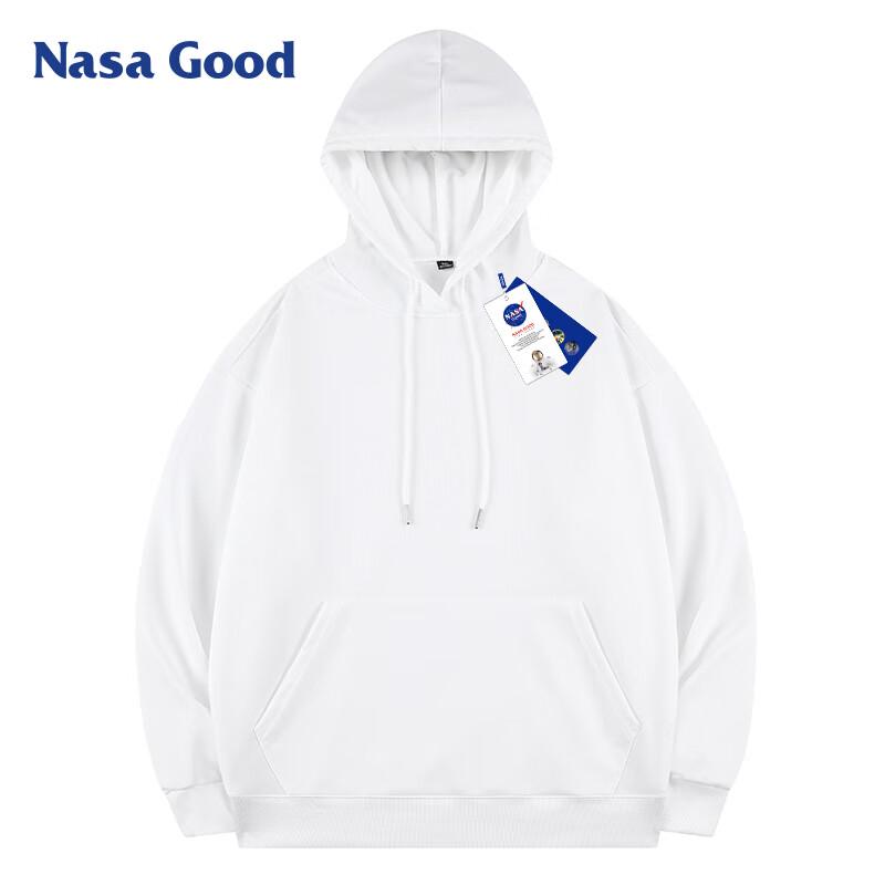 NASA GOOD Men's Solid Color Hooded Sweatshirt