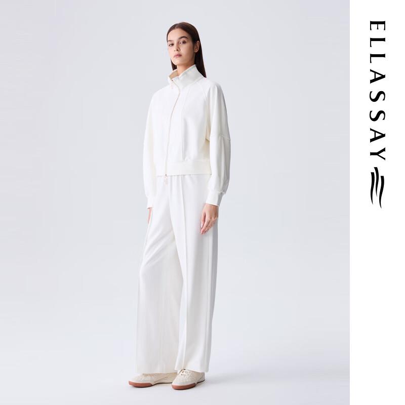 ELLASSAY Women's Wool Blend Straight-Leg Casual Pants