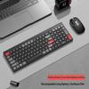Rechargeable Silent Wireless Bluetooth Dual-Mode Keyboard and Mouse for Office & Home