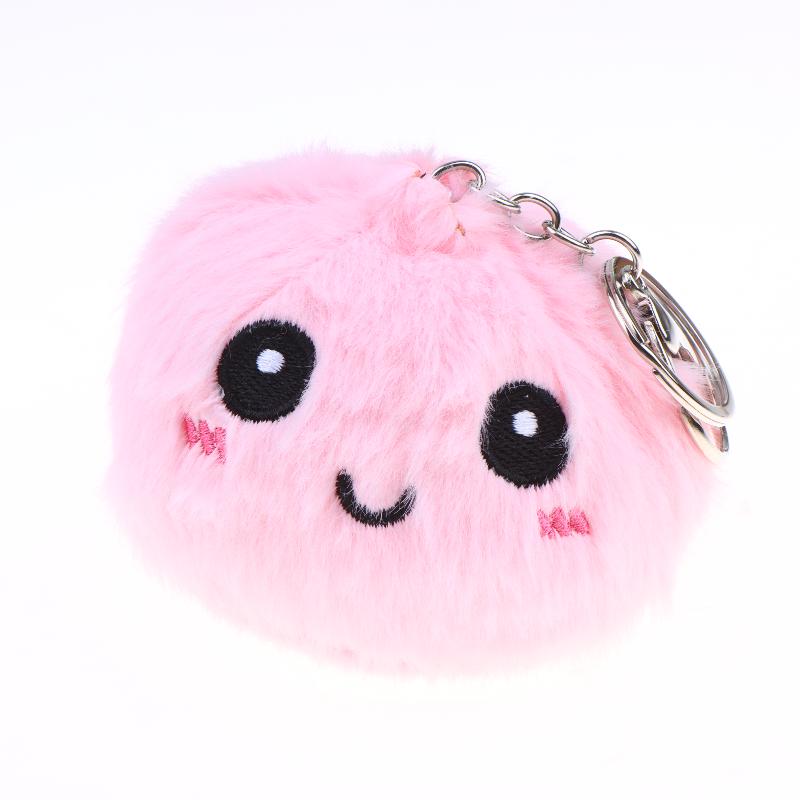 1Pcs Simulation Dumpling Plush Keychain Adorable Hanging Pendant For Backpacks Birthday Party Gift