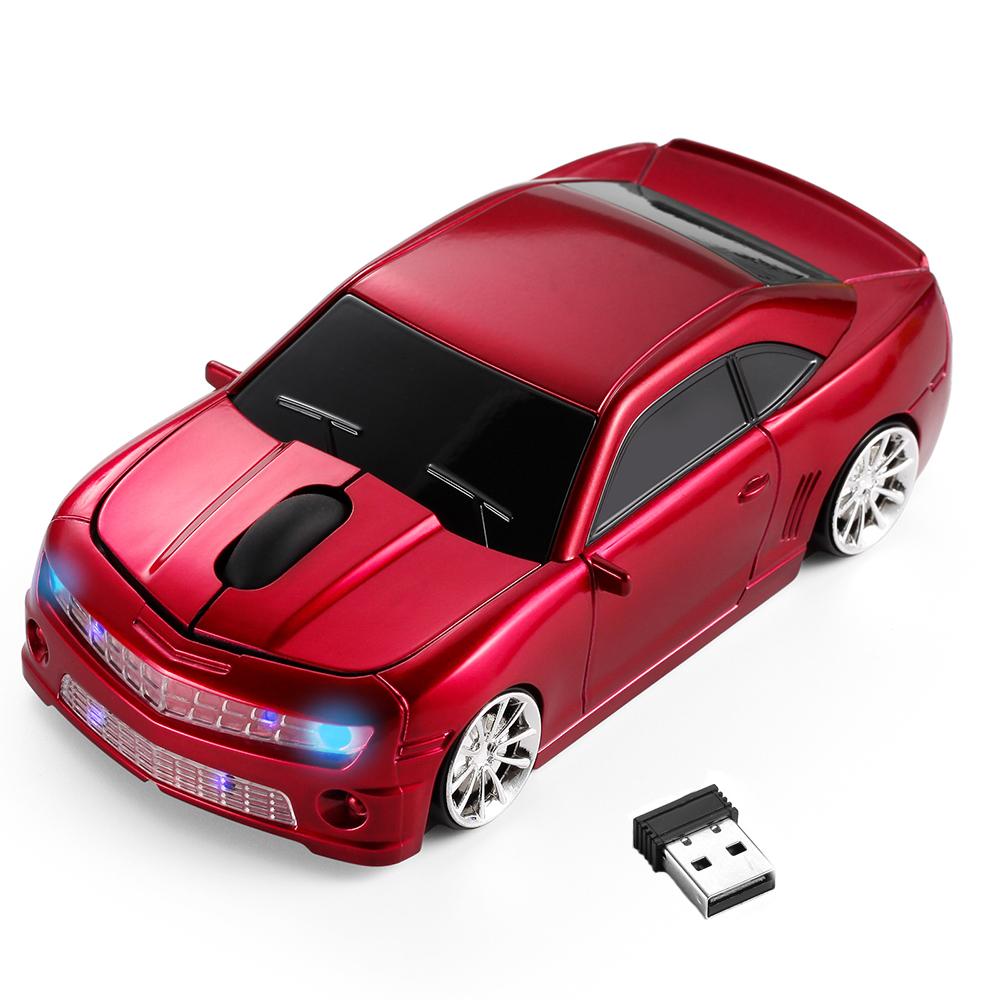 

New Wireless Car Mouse Desktop Computer Mouse Optical Mice for PC/Laptop MAC