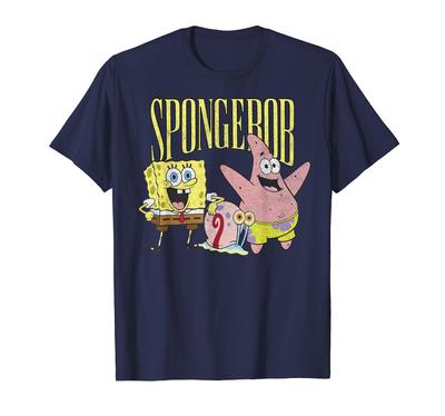Spongebob Schwammkopf Gary Patrick und Spongebob T-Shirt