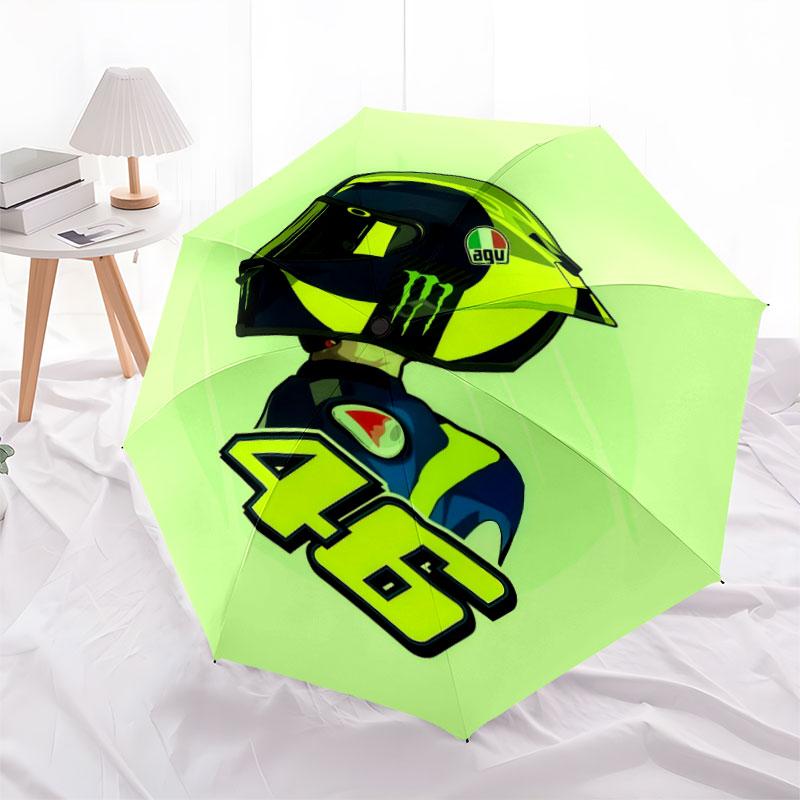 VR46, автоматический складной зонт, портативный и складная конструкция, 8 спиц, рождественский или день рождения подарок.